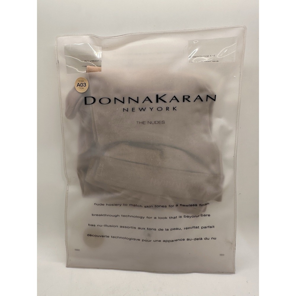 Donna‎ Karan New York The Nudes Hosiery Tall Tone A03 Nude Pantyhose New